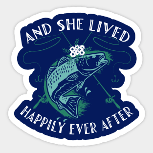 Fishing Gift With A Funny Quote Sticker